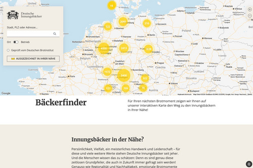 Bäckerfinder