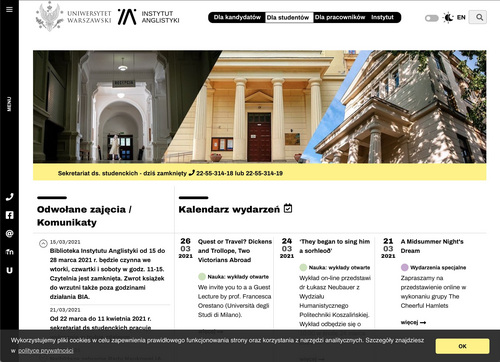 Instytut Anglistyki Uniwersytetu Warszawskiego