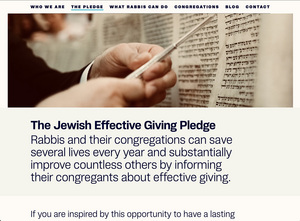 Jewish Effective Giving