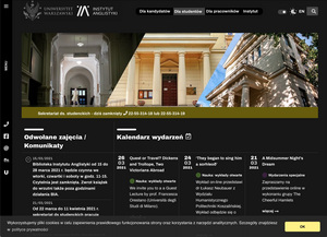 Institute of English Studies - University of Warsaw
