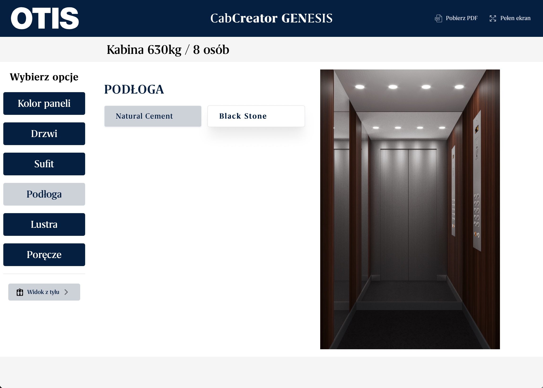 Otis Lift Configurator